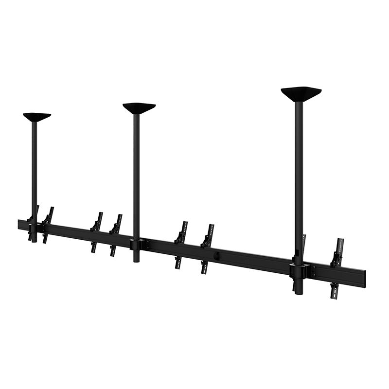 Stropní držák menu boardu pro 4 displeje CPS Menuboard D4L 46–65″, nosnost 40 kg na displej – pohled 2