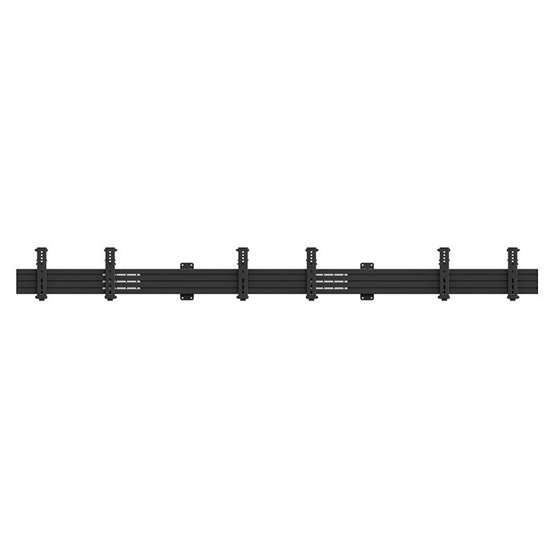 Nástěnný držák menu boardu pro 3 displeje CPS Menuboard W3L 32–43″ - VESA 200, nosnost 50 kg na displej – pohled 2