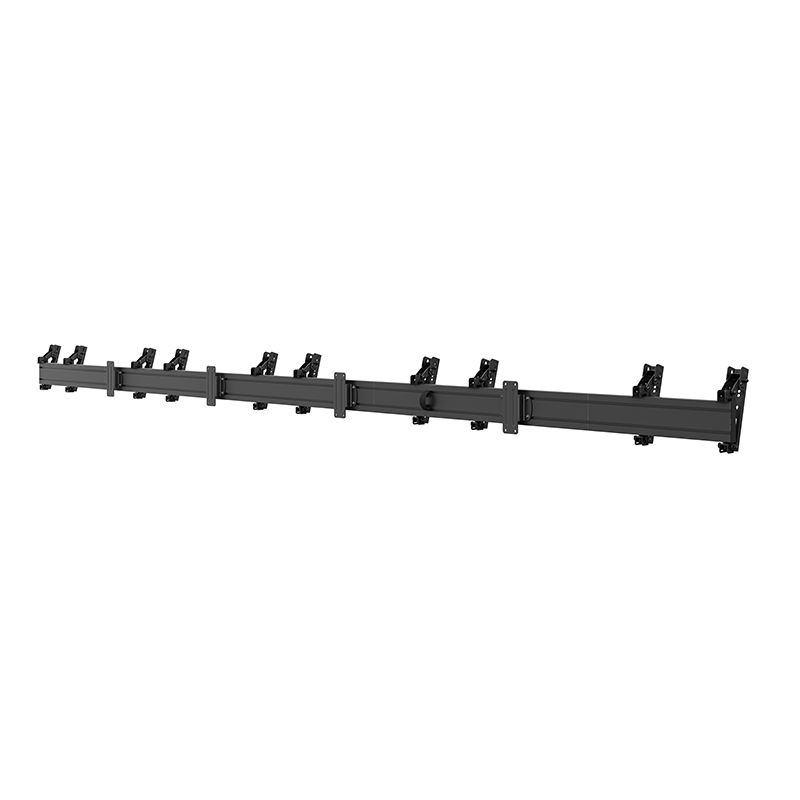 Nástěnný držák menu boardu pro 5 displejů CPS Menuboard W5L 32–43″ - VESA 200, nosnost 50 kg na displej – pohled 2
