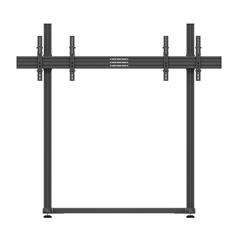 Volně stojící podlahový stojan pro dva displeje CPS Floorstand Dual 55–65″, nosnost 50 kg na displej – pohled 2