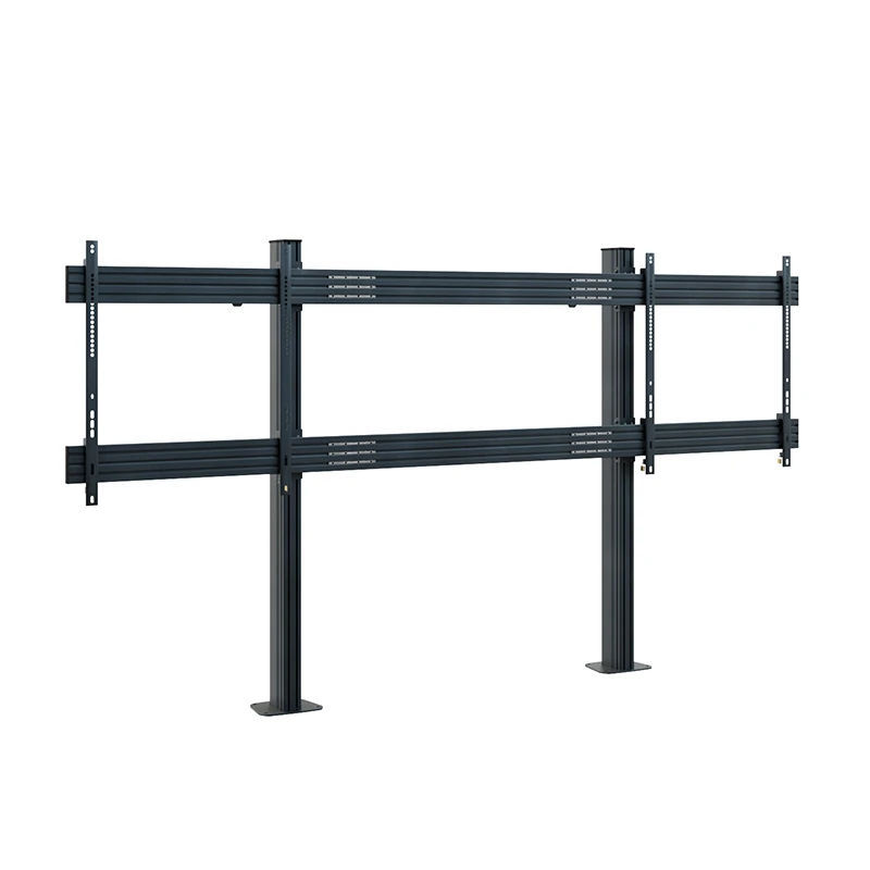 Podlahový stojan pro dva displeje s oporou o stěnu CPS Floor-Wall Dual 75–86″, nosnost 70 kg na displej – produkt