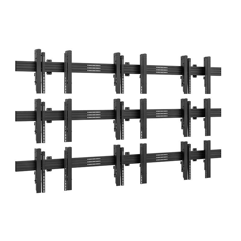 Výsuvný nástěnný držák videostěny CPS Videowall W3 × 3L 46–50″ Pop-Out, nosnost 40 kg na displej – produkt