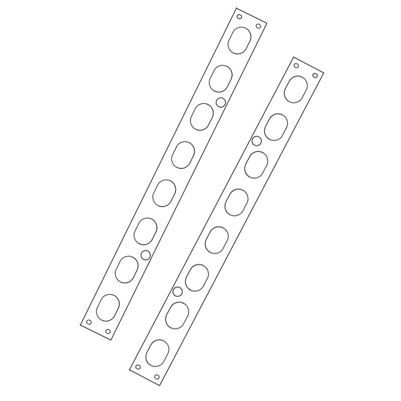 Prodlužovací lišty VESA pro držák VWH-5 800 × 500 / 400 mm – pohled 2