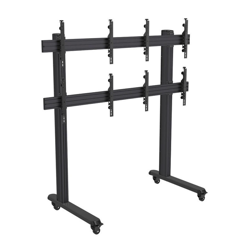 Mobilní stojan pro videostěnu HA-VWT 2 × 2 Landscape, 46–55″, nosnost 4 × 40 kg, 160 kg – produkt