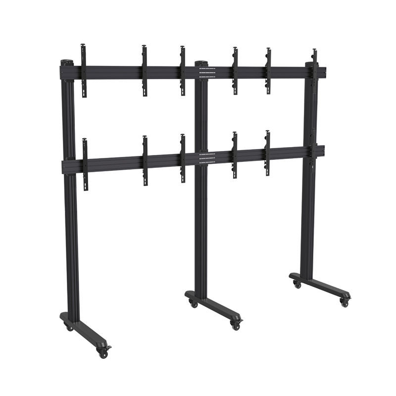Mobilní stojan pro videostěnu HA-VWT 3 × 2 Landscape, 46–55″, nosnost 6 × 40 kg, 240 kg – produkt