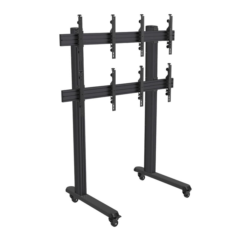 Mobilní stojan pro videostěnu HA-VWT 2 × 2 Portrait, 46–55″, nosnost 4 × 40 kg, 160 kg – produkt