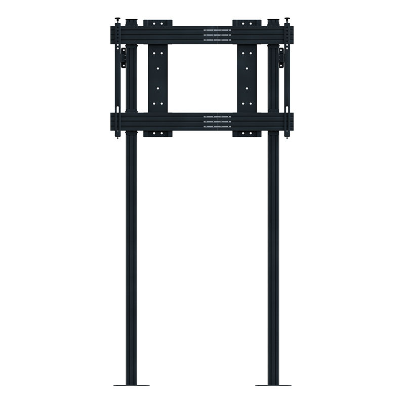 Podlahový stojan pro displej s oporou o stěnu STBW Cisco WebEx Board Pro 55″, nosnost 50 kg – pohled 2