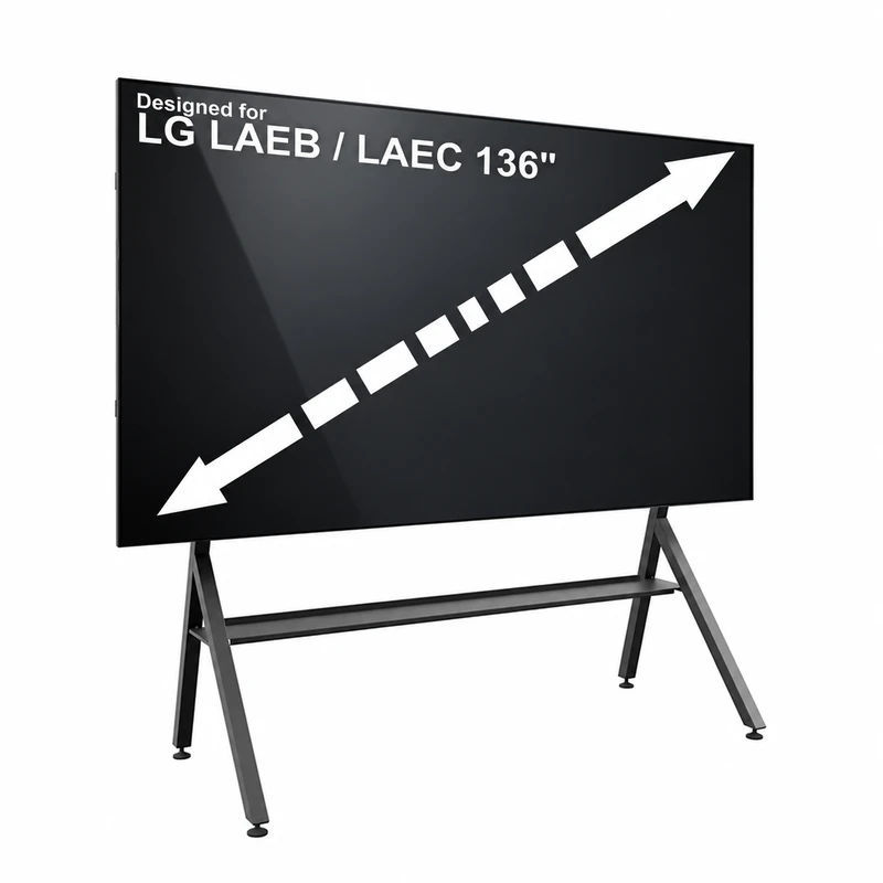 Volně stojící podlahový stojan pro LED stěnu HP LED Floorstand LG LAEB / LAEC 136″ – produkt