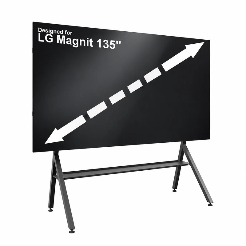 Volně stojící podlahový stojan pro LED stěnu HP LED Floorstand LG Magnit 135″ – produkt
