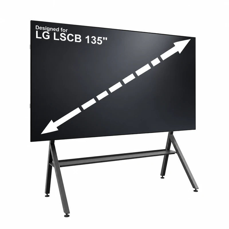 Volně stojící podlahový stojan pro LED stěnu HP LED Floorstand LG LSCB 135″ – produkt