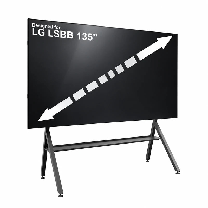 Volně stojící podlahový stojan pro LED stěnu HP LED Floorstand LG LSBB 135″ – produkt