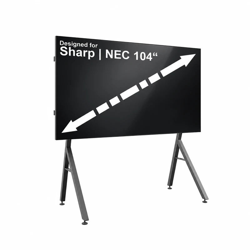 Volně stojící podlahový stojan pro LED stěnu HP LED Floorstand Sharp/NEC 104″ – produkt