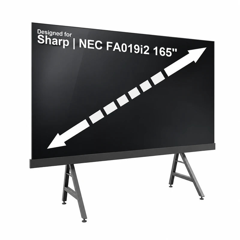 Volně stojící podlahový stojan pro LED stěnu HP LED Floorstand Sharp/NEC FA019i2 165″ – produkt