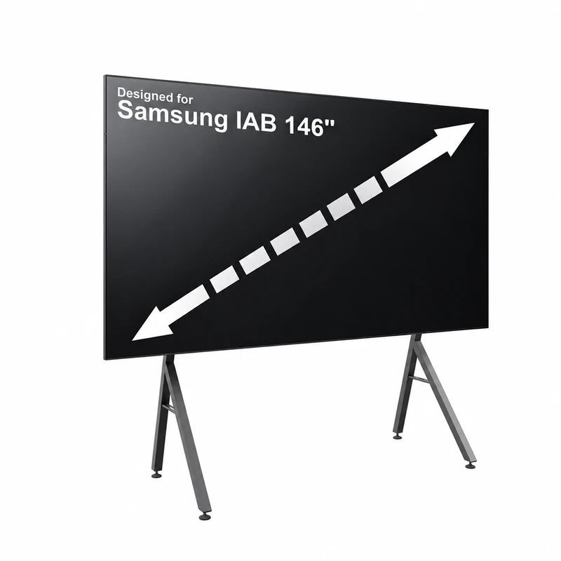 Volně stojící podlahový stojan pro LED stěnu HP LED Floorstand Samsung IAB 146″ – produkt