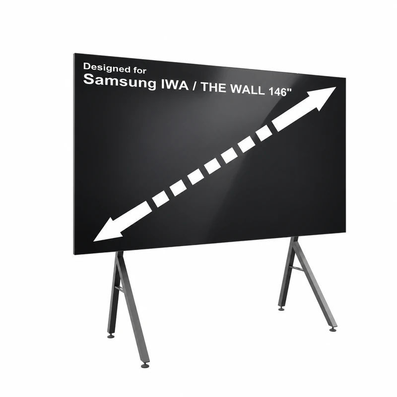 Volně stojící podlahový stojan pro LED stěnu HP LED Floorstand Samsung IWA / THE WALL 146″ – produkt