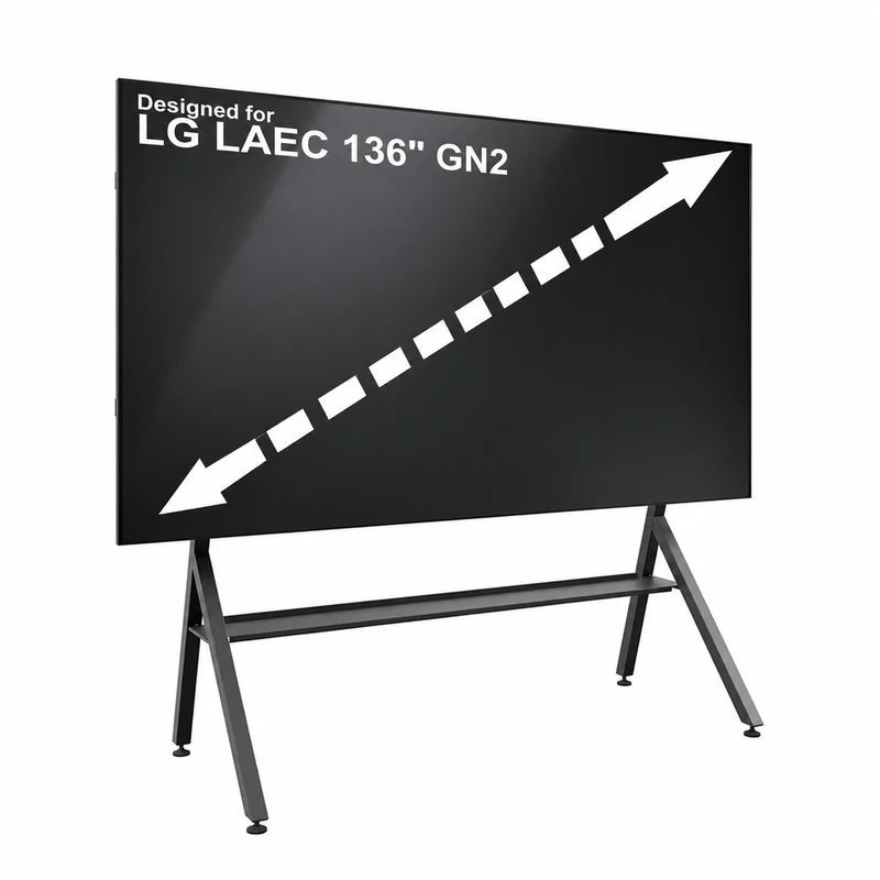 Volně stojící podlahový stojan pro LED stěnu HP LED Floorstand LG LAEC 136″ GN2 – produkt