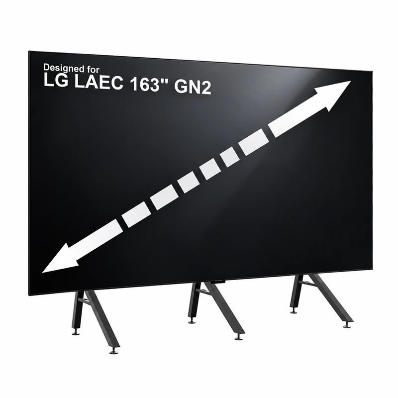 Volně stojící podlahový stojan pro LED stěnu HP LED Floorstand LG LAEC 163″ GN2 – produkt