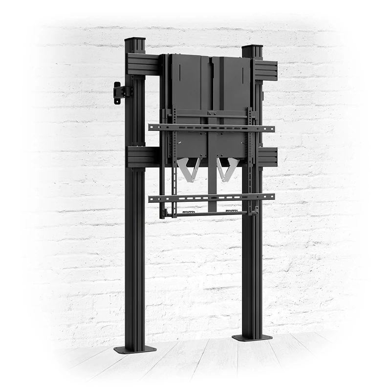 Podlahový stojan ke stěně s ručním vyvažovaným zdvihem HP Counterbalanced Floor-Wall, 46–70″, pro displej 40–60 kg – produkt