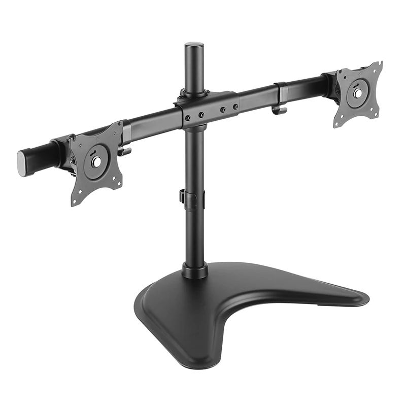 Stolní stojan pro dva monitory HA Tablemount FS Dual, 15–27″, nosnost 2 × 10 kg – pohled 2
