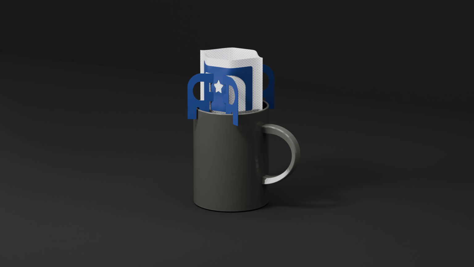Structural Packaging Of Coffee Drip Kit