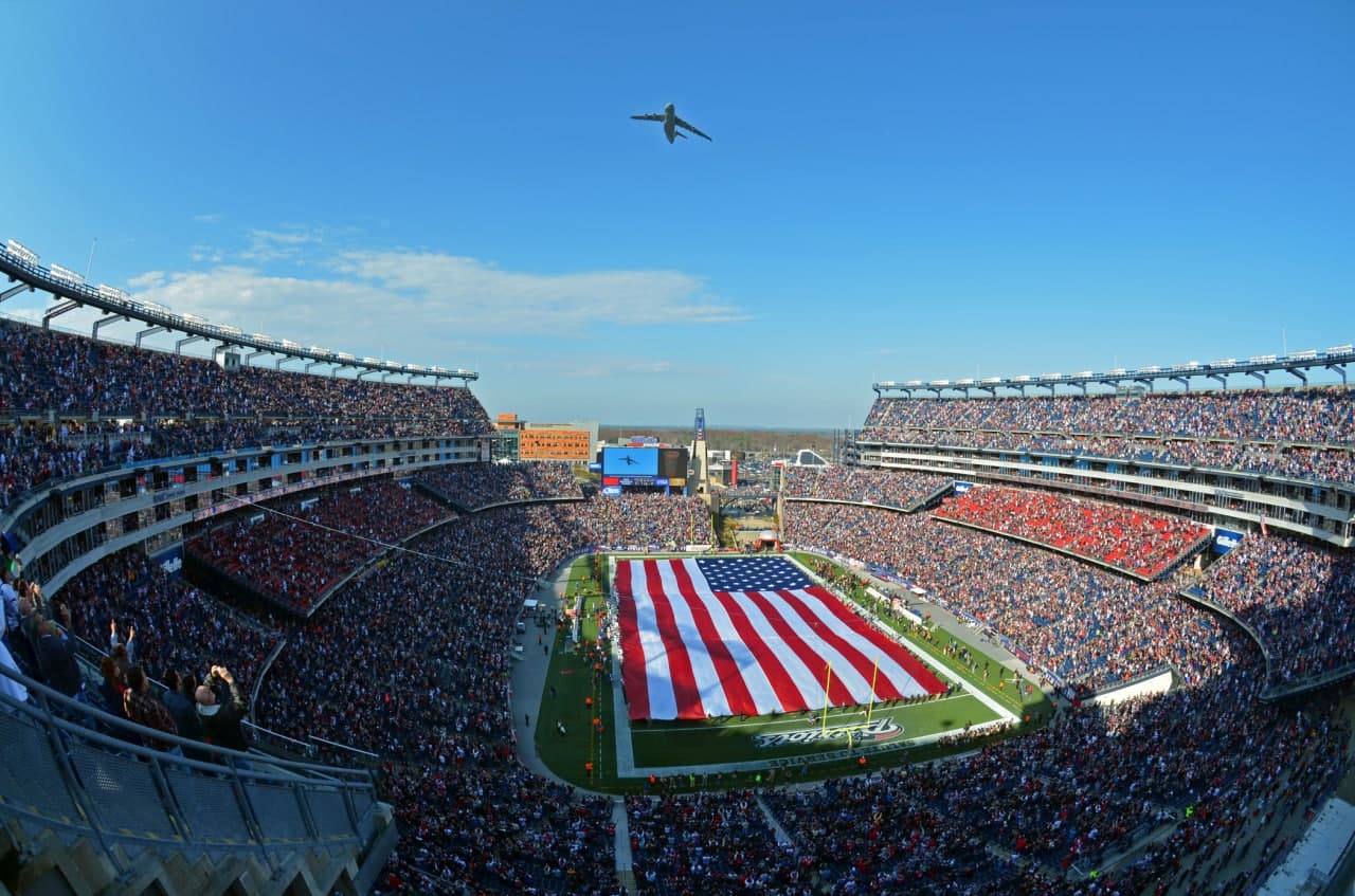 Gillette Stadium Clear Bag. NFL New England Patriots