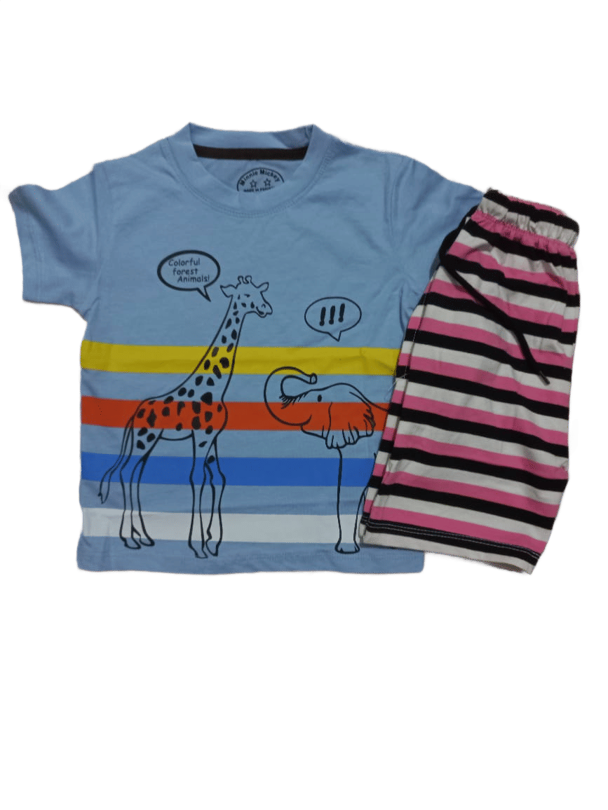 Giraffe & Elephant Fun Twin Set