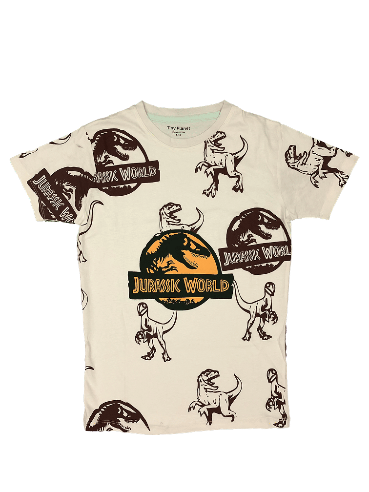 Jurassic World Dinosaur White TShirt