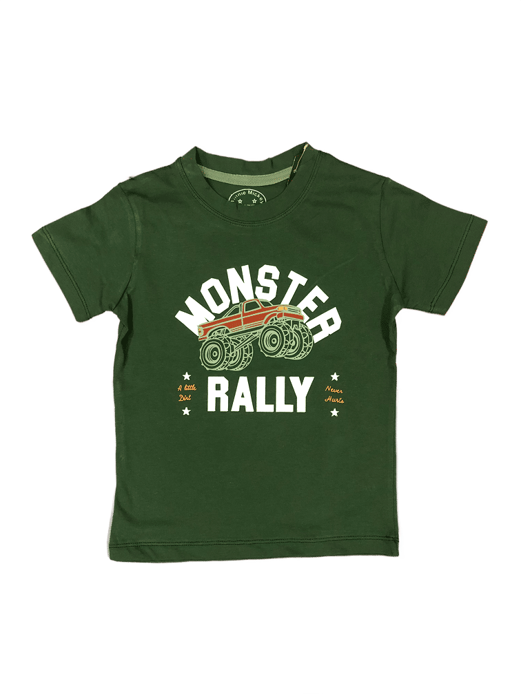Monster Rally Smokey Green TShirt