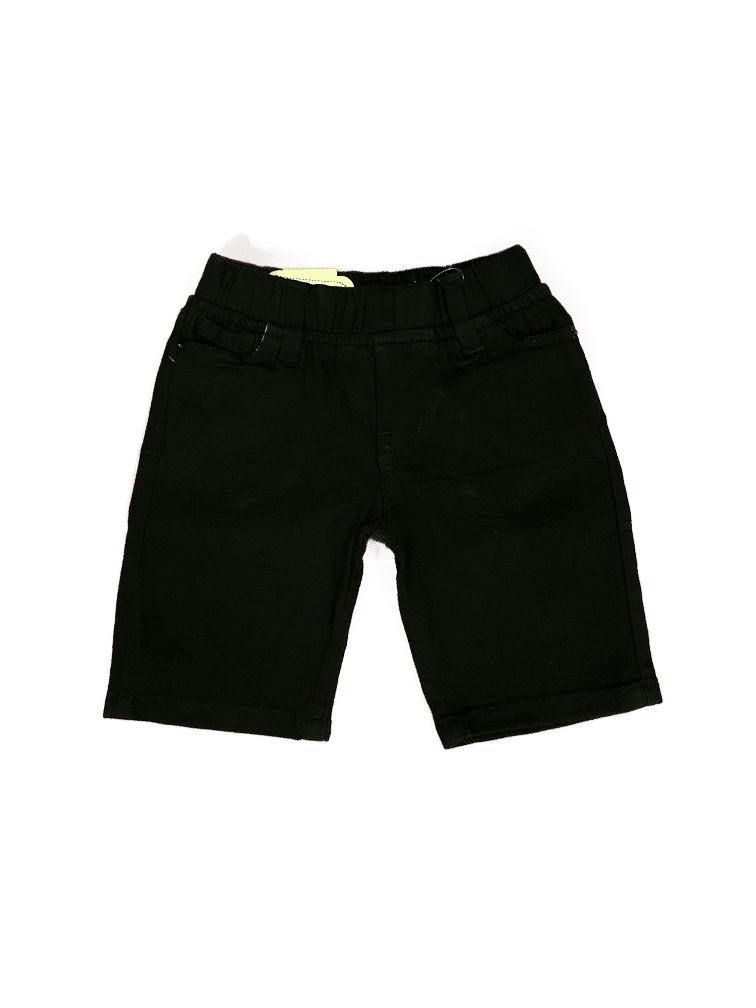 Black Denim Shorts