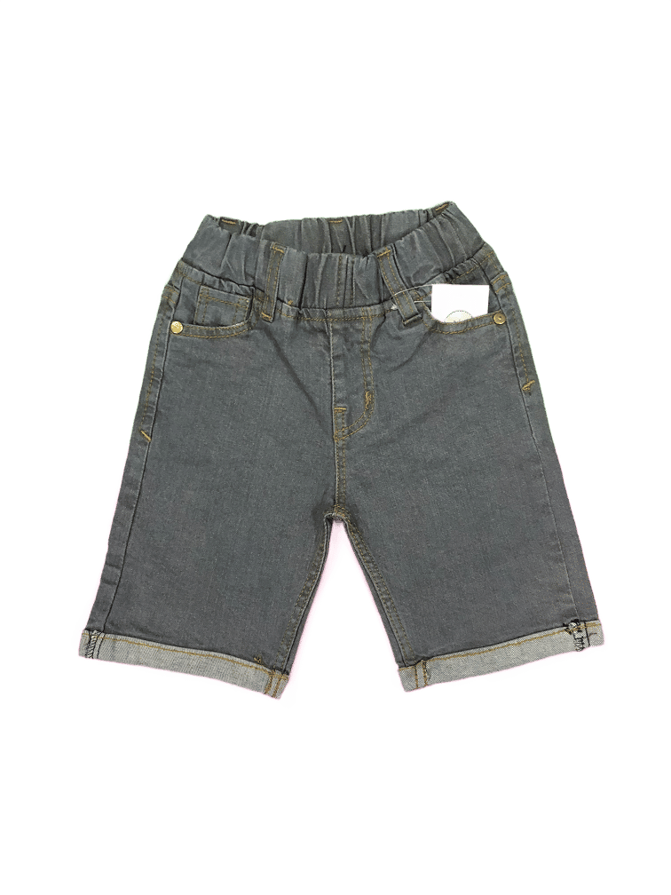 Grey Denim Shorts