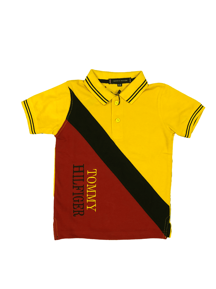Mustard Block Polo TShirt