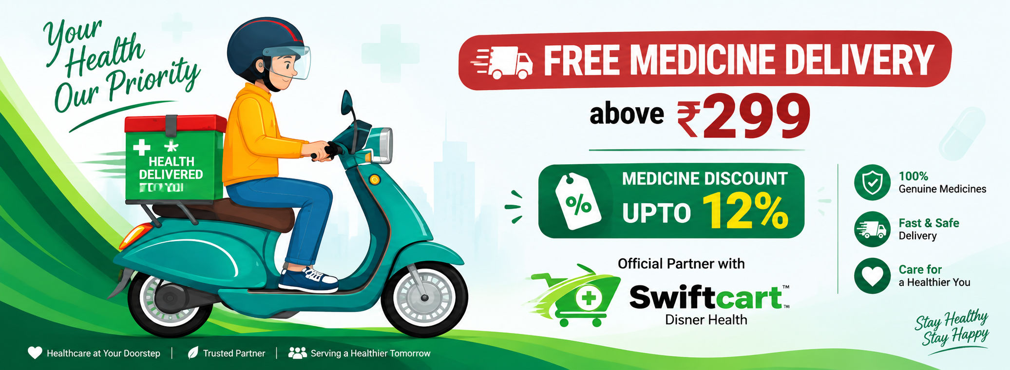 Swiftkart Delivery Banner