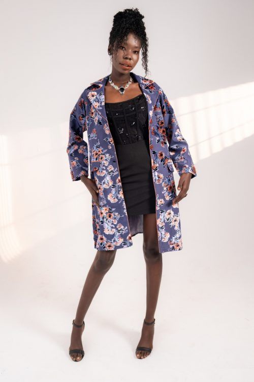 Spring Embrace Velvet Duster Long Jacket