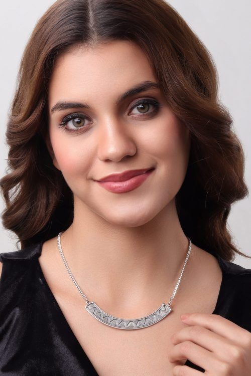 Greek Crescent Pendant