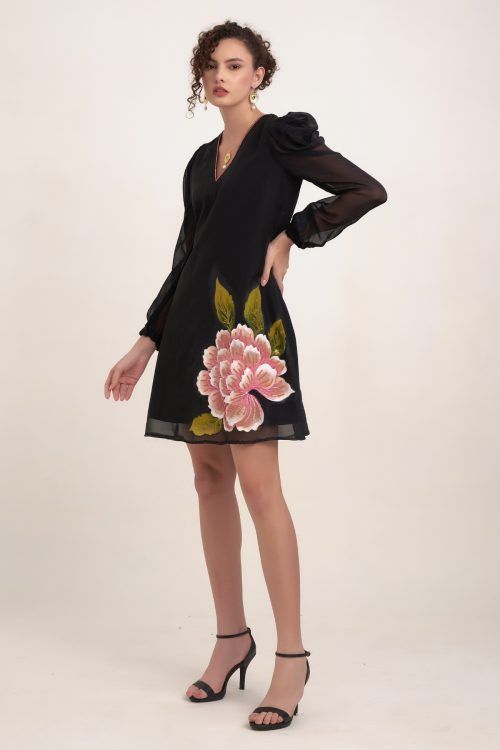 The Fearless Rose Organza Dress