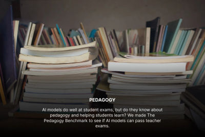 About the Pedagogy Benchmark