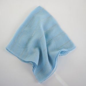 Crystal Blue With Gold And Silver Lurex Ella Scarf Product Image