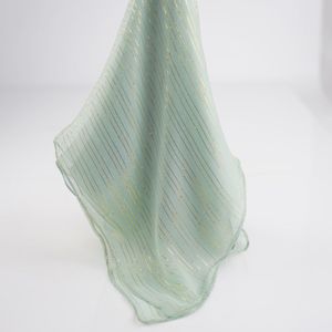 Antique Mint With Gold Lurex Caroline Scarf Product Image