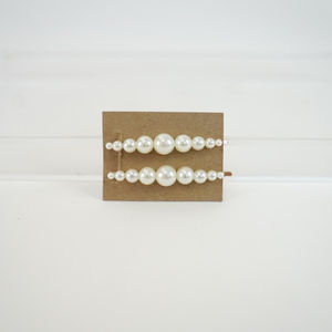 Gold Pearly Bobby Pin Clip Product Image