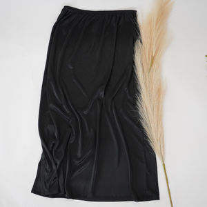 Slim Petite Silky Black Slip Product Image