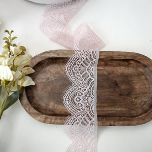 Soft Pink Lace Trim Product Image