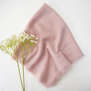 Dusty Pink XL Frayed Church Scarf Product Image