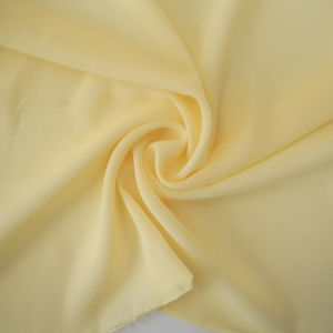Sunshine Yellow #2 Solid Crinkle Fabric Product Image