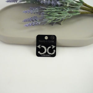 Crystal Hoop Earrings Product Image
