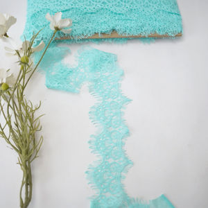Light Aqua Mint Lace Trim Product Image