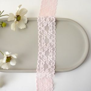 Soft Pink Lace Trim Product Image
