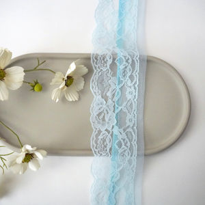 Light Blue Lace Trim Product Image