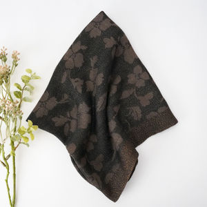 Dark Brown With Gold Shimmer Church Scarf Product Image