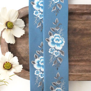 Chambray Embroidery 359 With Silver Product Image