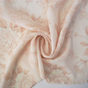 Cotton Cream Floral Crinkle Print Product Image